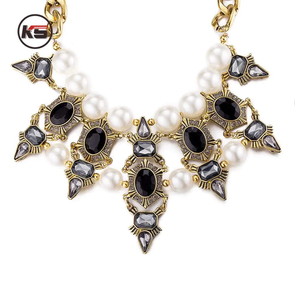 Bohemia Women Jewelry Luxury Charm Colorful Glass Flowers Collar