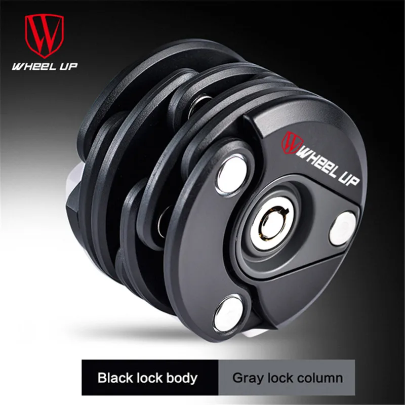 

Foldable Bicycle Lock anti theft mtb lucchetto bici antivol velo Key Locks Road Mountain Cycling Accessories Hamburger Bike Lock