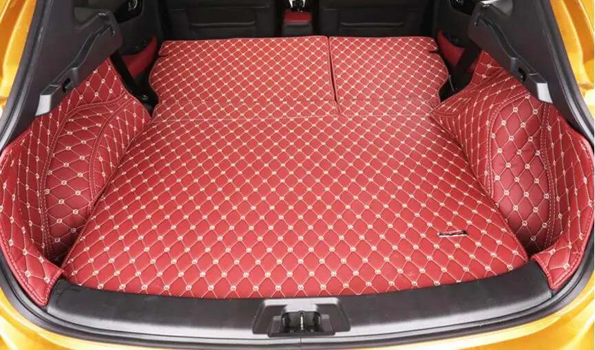 4 Colors 7 Pcs Cargo Liner Car Trunk Mat For Nissan Qashqai 2016 Carpet