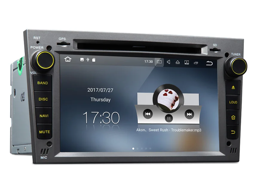 Top 7" Quad Core Android 7.1 OS Car DVD for Opel/Vauxhall/Holden Antara 2006-2011 & Corsa 2006-2011 & Vectra 2005-2008 with 2GB RAM 3