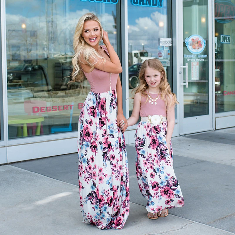 mom and girl dresses