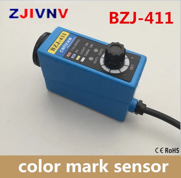 

BZJ-411 Packing Machine photocell switch color mark Sensors Auto tracking/rectify deviation, auto detection photoelectric eyes