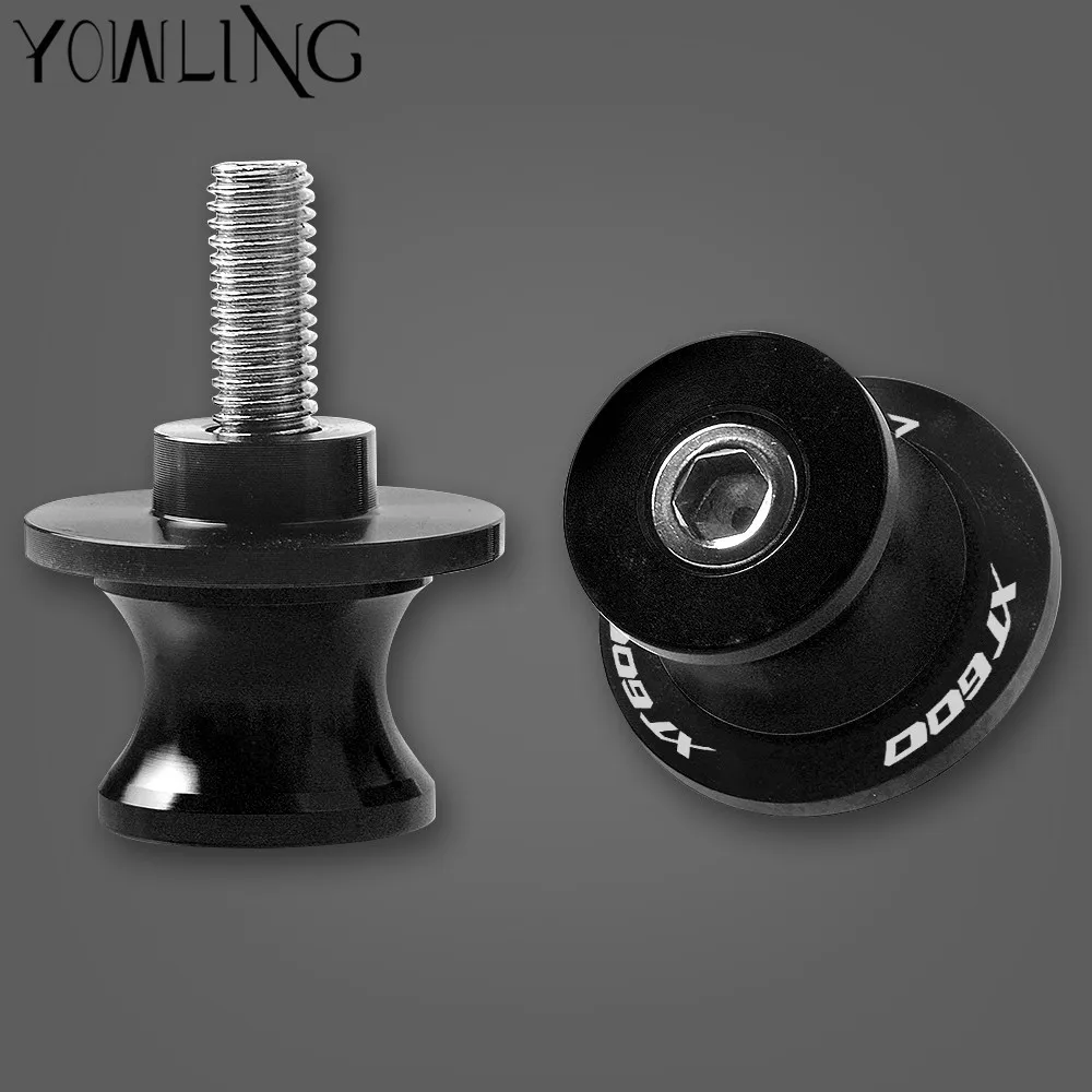 

For Yamaha XT600 XT600E XT600Z XT600ZE XT660R XT660X 2004-2016 Motorcycle Accessories CNC Swingarm Sliders Spools Stand Screws