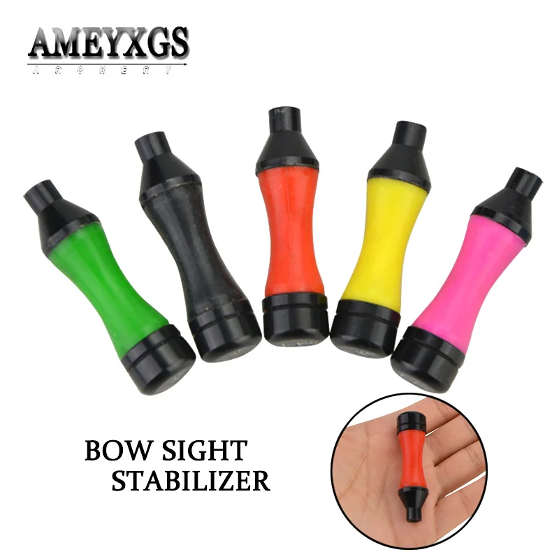 

1pc Bow Sight Stabilizer Outdoor Shooting Aiming Tool Rubber Damper Hunting Sports Archery Accessories Shock Absorber