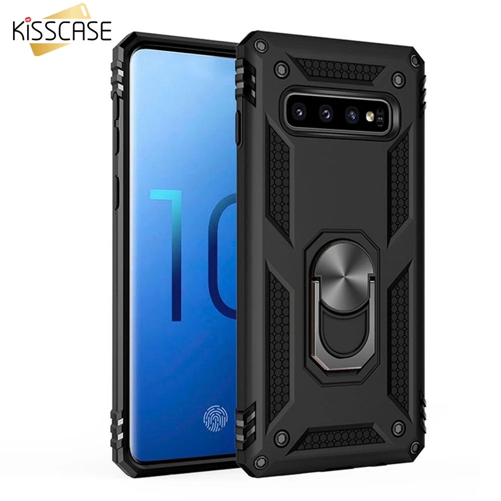 

KISSCASE Case For Samsung A70 Case A20 S9/S10Plus Full Protection Armor Holder Cover For Samsung A30 Case S9/S10/S10E Bag Caque