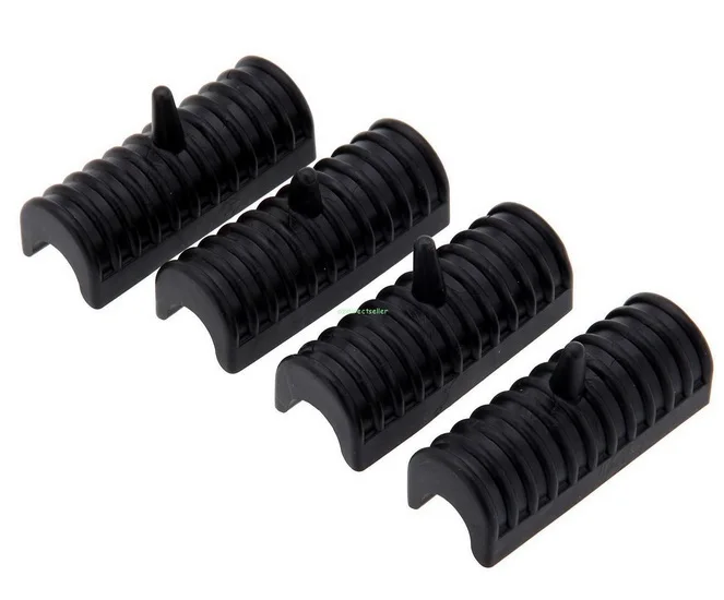 

4 Rubber Support Cushion Hard Saddle Bag Saddlebag For Harley Davidson Road King