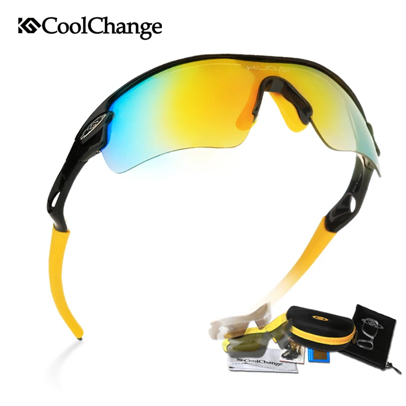 Buy CoolChange 5 Lenses Polarized Cycling Sun Glasses