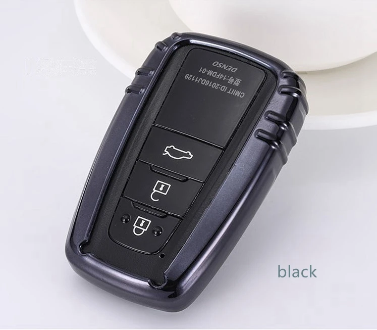 Мягкий ТПУ чехол для автомобильного ключа Toyota Camry Corolla C HR CHR Prado Prius RAV4 Avalon защита