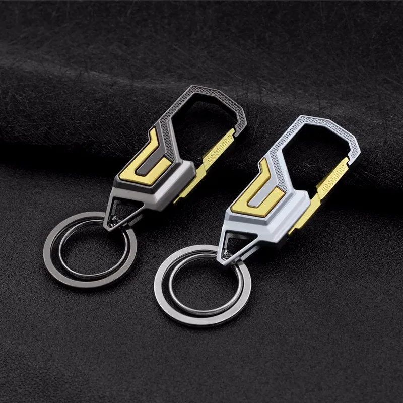 

Metal Car Keychain Creative Personality Cool Assembly Keychain High-quality Materials key Ring Trend Gift Car Accessories