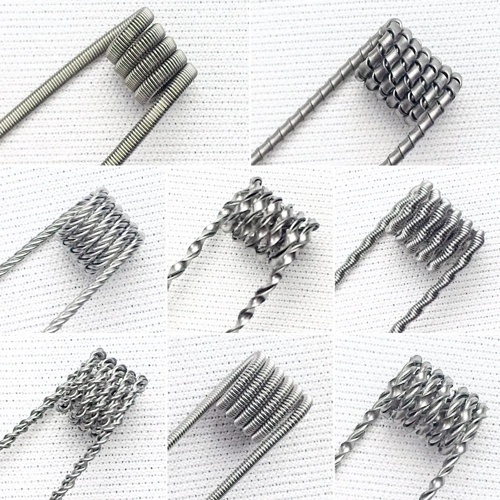 Кварцевая катушка Volcanee RDA 8 в 1 готовые катушки Alien Clapton DIY инструмент