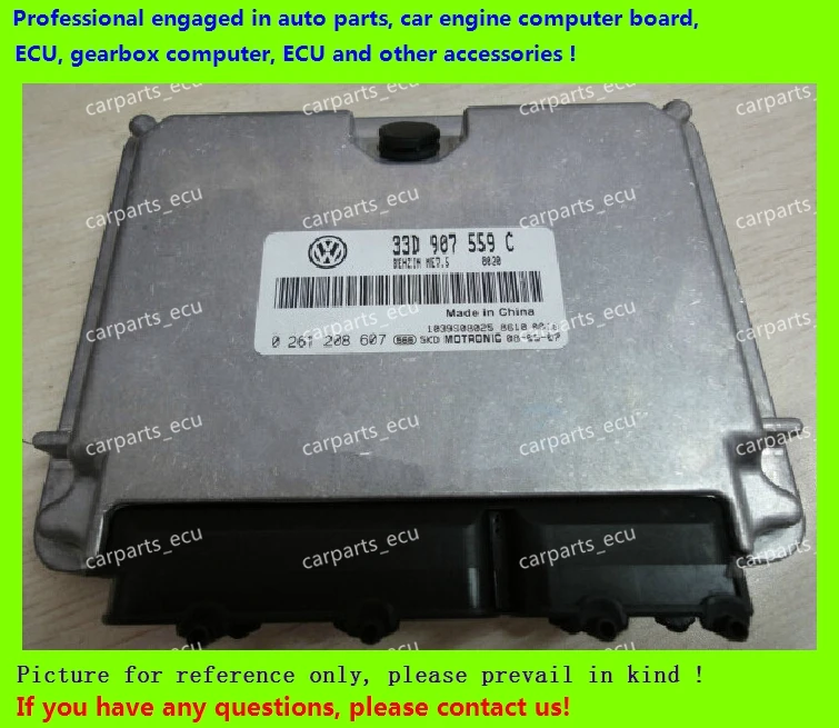 

For car engine computer board/VW Santana ECU/Electronic Control Unit/33D907559C 0261208607/33D907559B 0261208498/33D 907 559 B