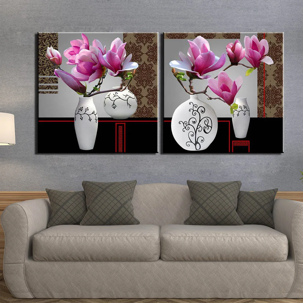 

Modular 2 panel canvas painting still life flower Picture wall picture art canvas posters wall art Painting home decor artwork