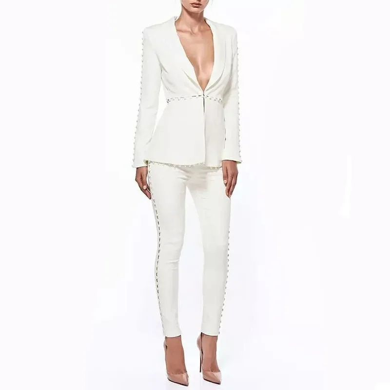 white suit pants for women