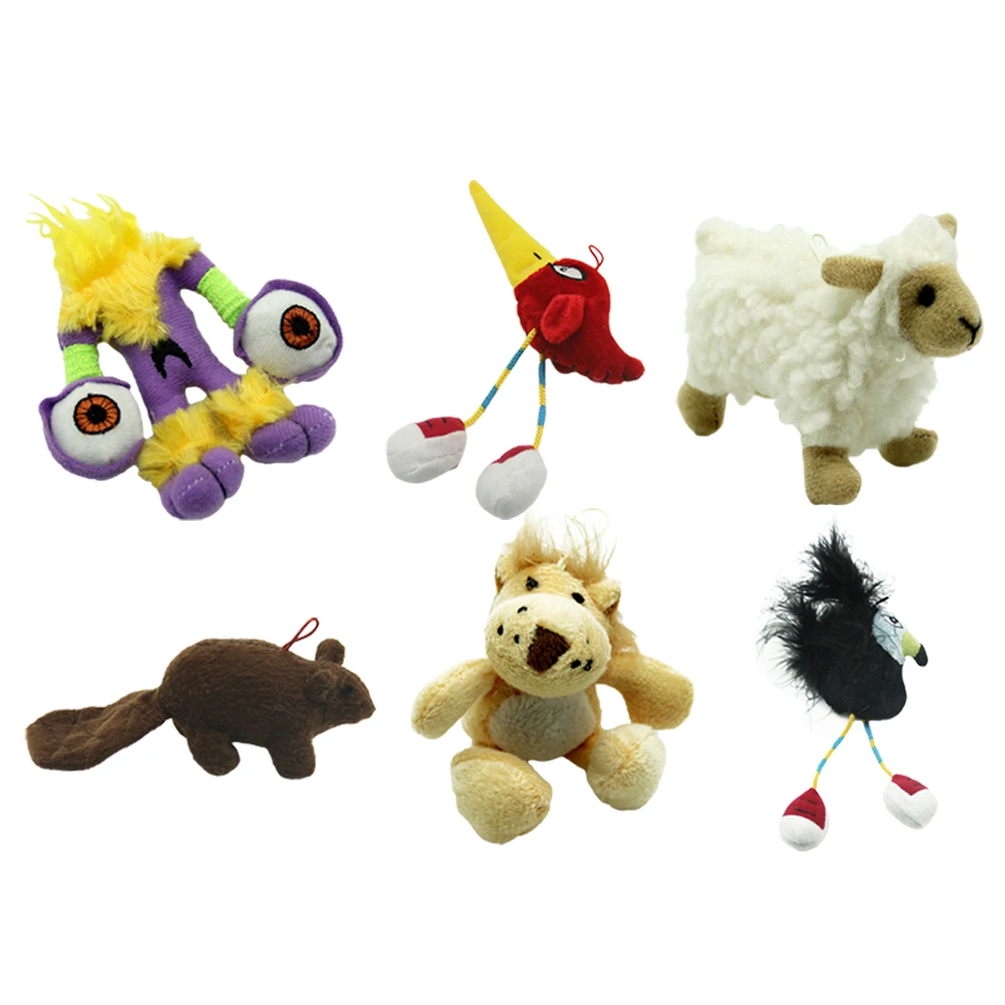 8 Kinds of Cute Plush Pet Dogs Toys Chew Squeaker Squeaky Pet Toys Chew Squeaky Plush Velvet