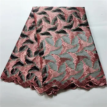 

Nigerian Peach Lace Fabrics For Wedding 2018, African Tulle Lace Fabric A1198-1