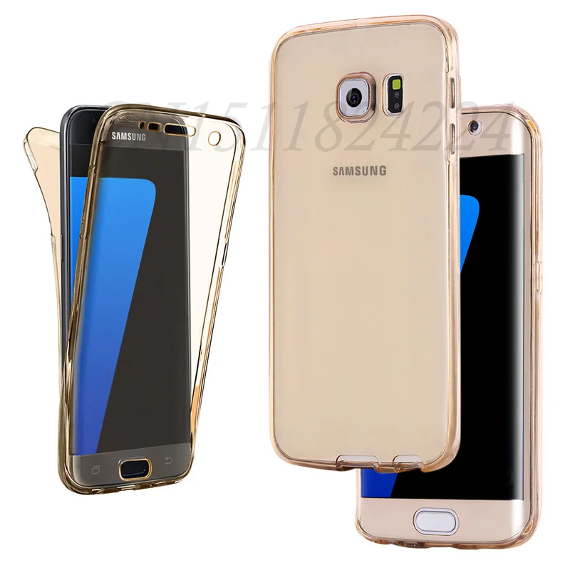 Full Body Soft TPU Case For Samsung S8 S9 Note8 S6 S7 Edge Clear Silicone Case For Galaxy A3 A5 A7 2017 J3 J5 J7 2016 PRO Cover (3)