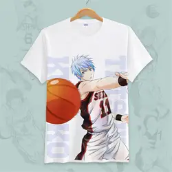 Косплей kuroko no Basket Kuroko футболки Тецуя аниме печатные футболки с коротким рукавом футболки Кагами Тайга повседневные летние топы