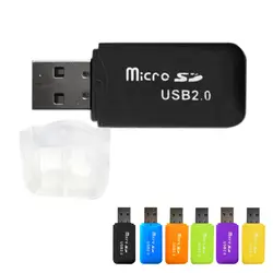 Новый кардридер с высокой скоростью Mini USB 2,0 Micro SD TF T-Flash кардридер адаптер