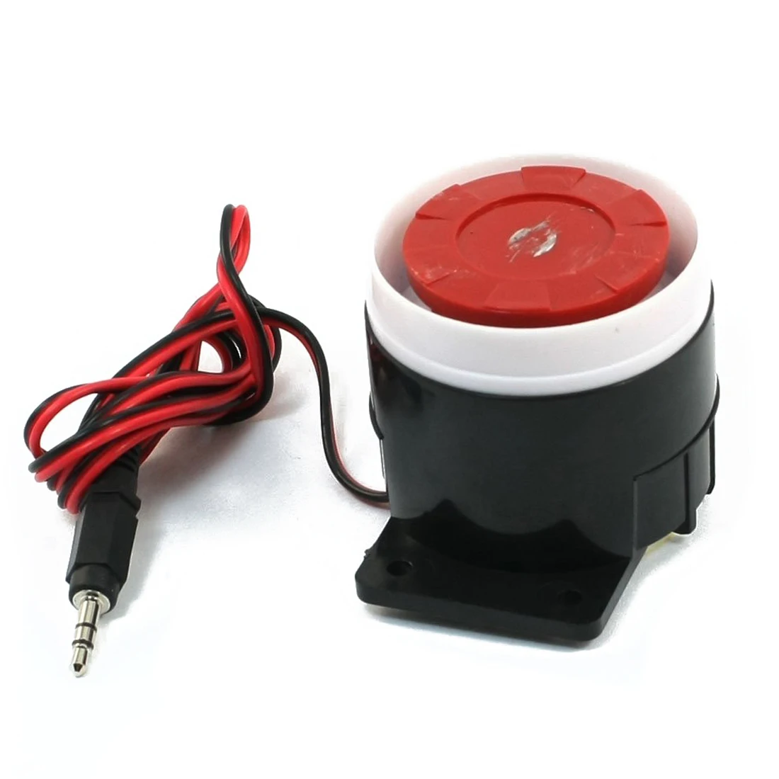 MAHA Continuous Sound Decibel Piezo Buzzer IC Alarm Speaker DC 12V 120db Black+Red