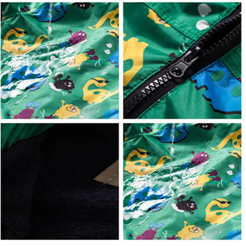 Goedkoop Kinderen kleding set Baby Jongens meisjes Kleding sets Lente Herfst 2 6year Hooded regenjas + broek Waterdicht Costume Kids Kleding