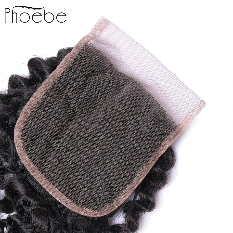 Phoebe Hair Pre-Colored 4 Bundles Brazilian Kinky Curly With Lace Closure Non Remy Human Hair Bundle Natural Color Free Shipping Phoebe Hair Pre-Colored 4 Bundles Brazilian Kinky Curly With Lace Closure Non Remy Human Hair Bundle Natural Color Free Shipping