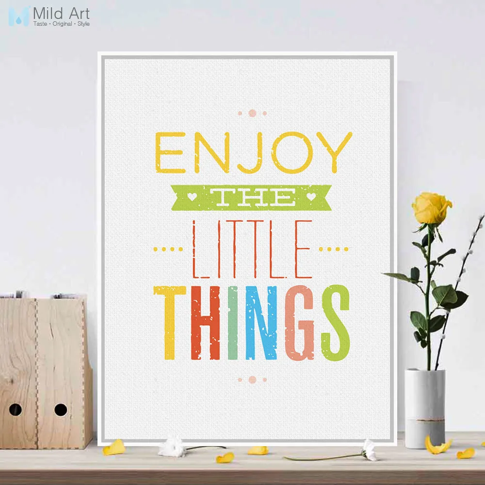 Aliexpress.com : Buy Modern Minimalist Motivational Typography Life