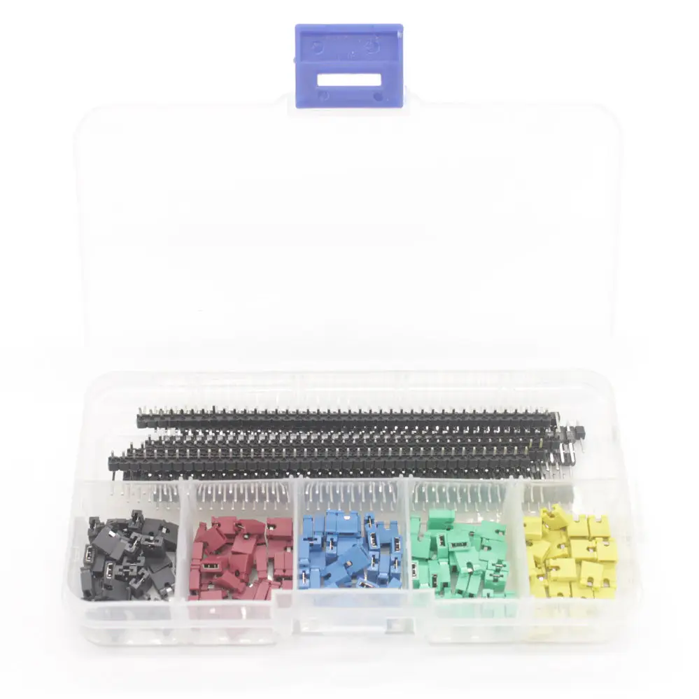 Pin Header Simply Header 40Pin Single Row Jumper Caps Pitch2.54mm