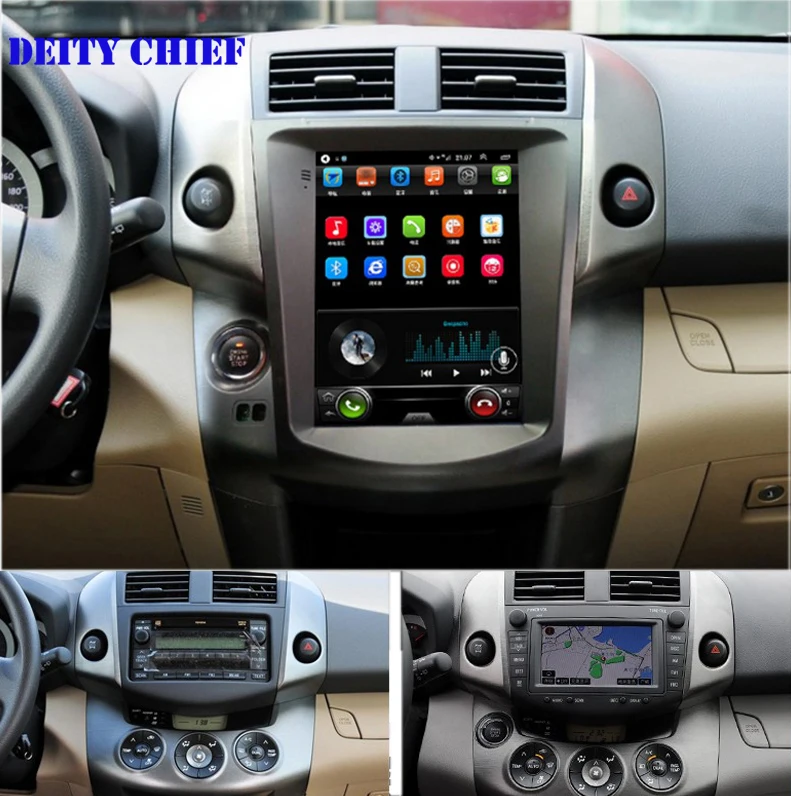 Android 32 Гб мультимедийный плеер для Toyota RAV4 2008- радио gps навигационный плеер