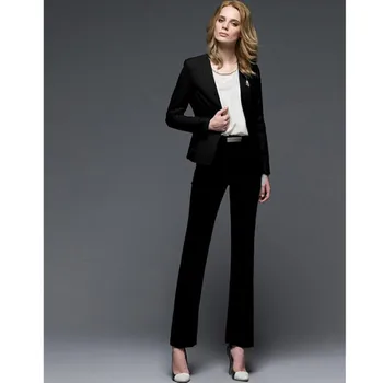 

Fashion elegant women's suit two-piece suit (jacket + pants) women's business office professional clothing support customization