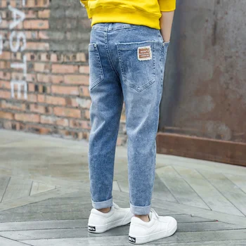 

Boys Jeans Pants Kids Clothes Cotton Casual Children Trousers Teenager Denim for Boy Clothes 4-16Year Autumn Spring High Quality