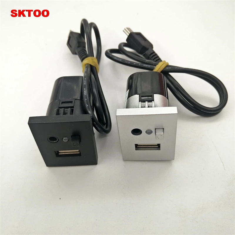 Для Ford Focus MK2 USB/AUX слот интерфейс s штепсельная кнопка + кабель с мини USB кабелем