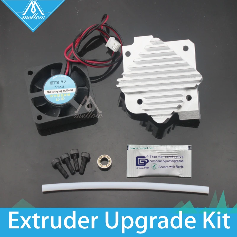 Free shipping 1.75/3mm aluminum Titan Aero extruder Upgrade 12V/24V fan Kit for V6 Hotend Reprap 3D printer parts Free shipping 1.75/3mm aluminum Titan Aero extruder Upgrade 12V/24V fan Kit for V6 Hotend Reprap 3D printer parts