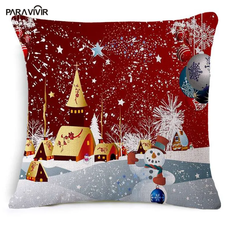 Buon Natale Pillow.Buon Natale Serie Cuscino Babbo Natale Albero Di Natale Capa Almofada Regali Di Natale Pupazzo Di Neve Stampa Caso Cuscino Di Tiro Pillow Case Wholesale Pillow Case Dresspillow Case Sale Aliexpress