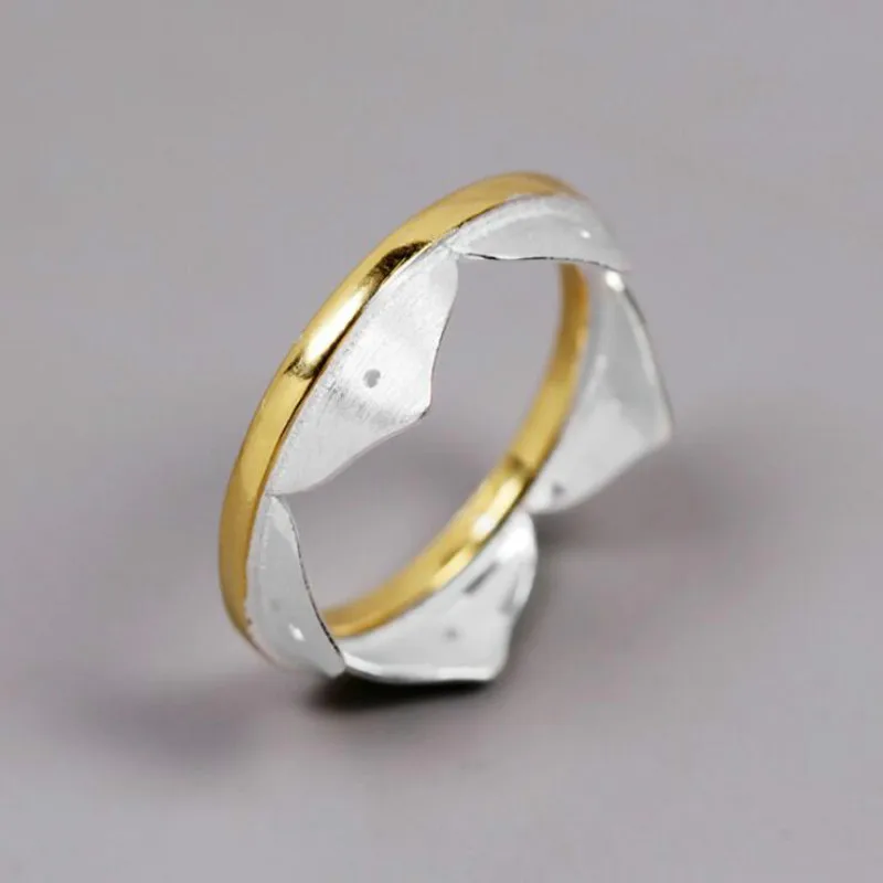 JINSE реального 925 пробы серебро Природный творческий ручной Fine Jewelry минималистский