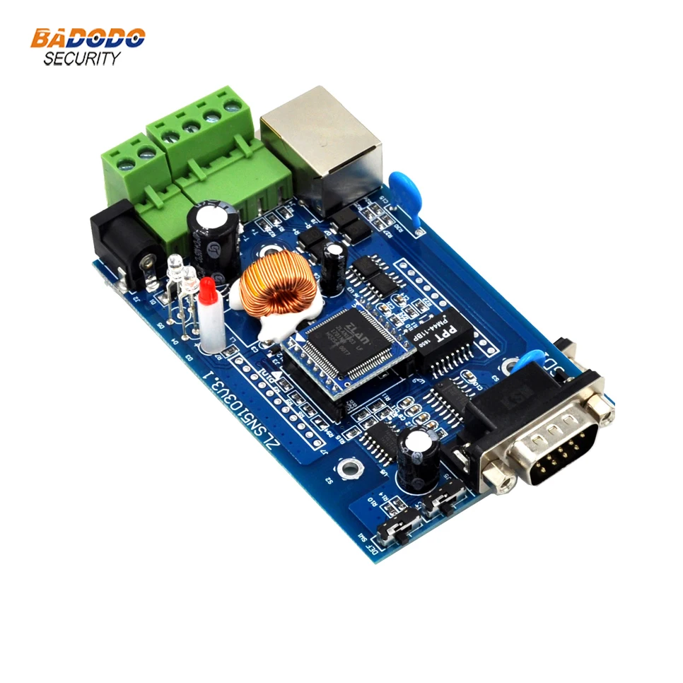 

Serial port RS232 RS422 RS485 to Ethernet TCP/IP server device converter module ZLSN5103/ ZLSN5143 (support Modbus RTU TCP)