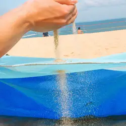 Противоскользящие песочные коврики коврик переносной пляжный коврик пляжный с защитой от песка коврик походный матрац для пляжа Кемпинг