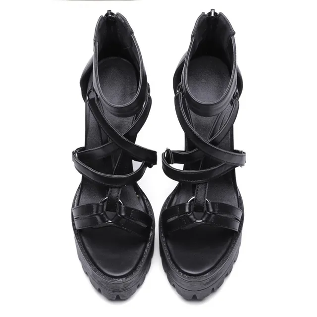 rick owens gladiator sandal サイズ42 サンダル（Pxelena-ゴシック 
