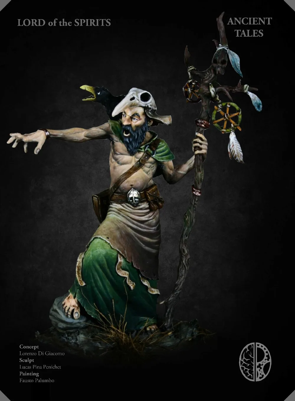 [Loong Way Miniatures] модели Kimera Lord of the spirts 75 мм миниатюрные из полимерной смолы