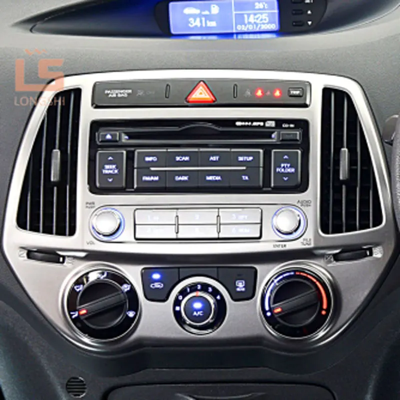2Din Автомобильная Накладка для 2012 hyundai I-20 i20 I 20 Руководство AC Радио DVD стерео панель GPS Даш крепление отделка комплект лицевая пластина рамка 2 din