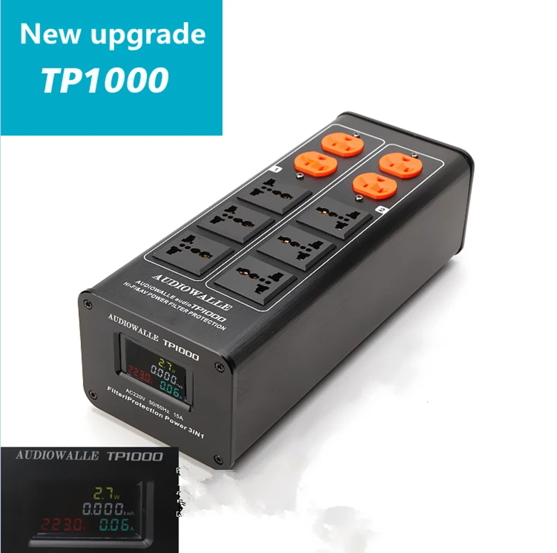 2018/ TP1000 New High-End Audio Noise Filter, 3000W AC Power Conditioner, Power Filter, Power Purifier LED voltage display 2018/ TP1000 New High-End Audio Noise Filter, 3000W AC Power Conditioner, Power Filter, Power Purifier LED voltage display