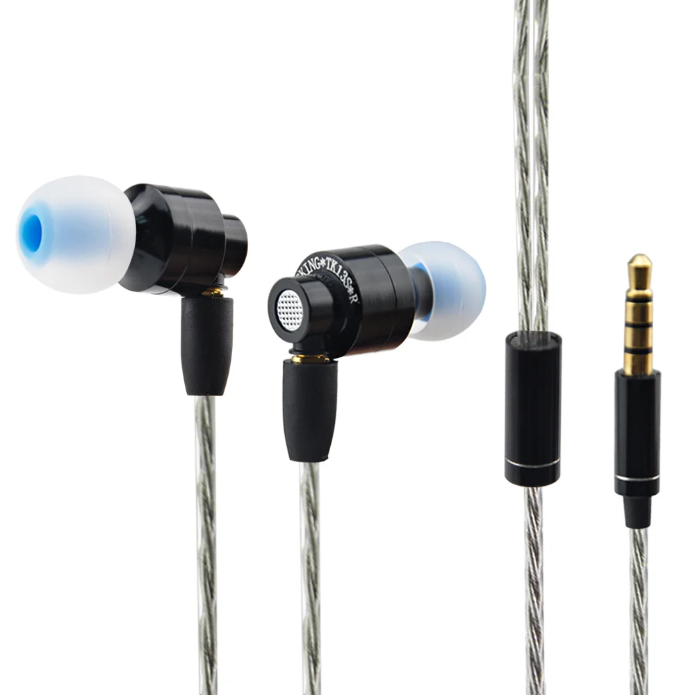 Внутриканальные наушники вкладыши MusicMaker TK13S BA с динамическим DD + 2BA гибридные Hi Fi