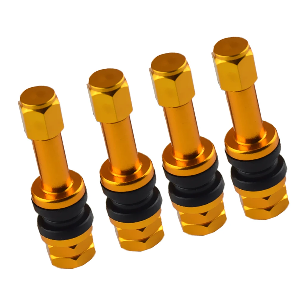 4 Pieces TR48E Wheel Rim Tire Valve Stem Car Truck Motorcycle Aluminum Construction Outstanding Heat