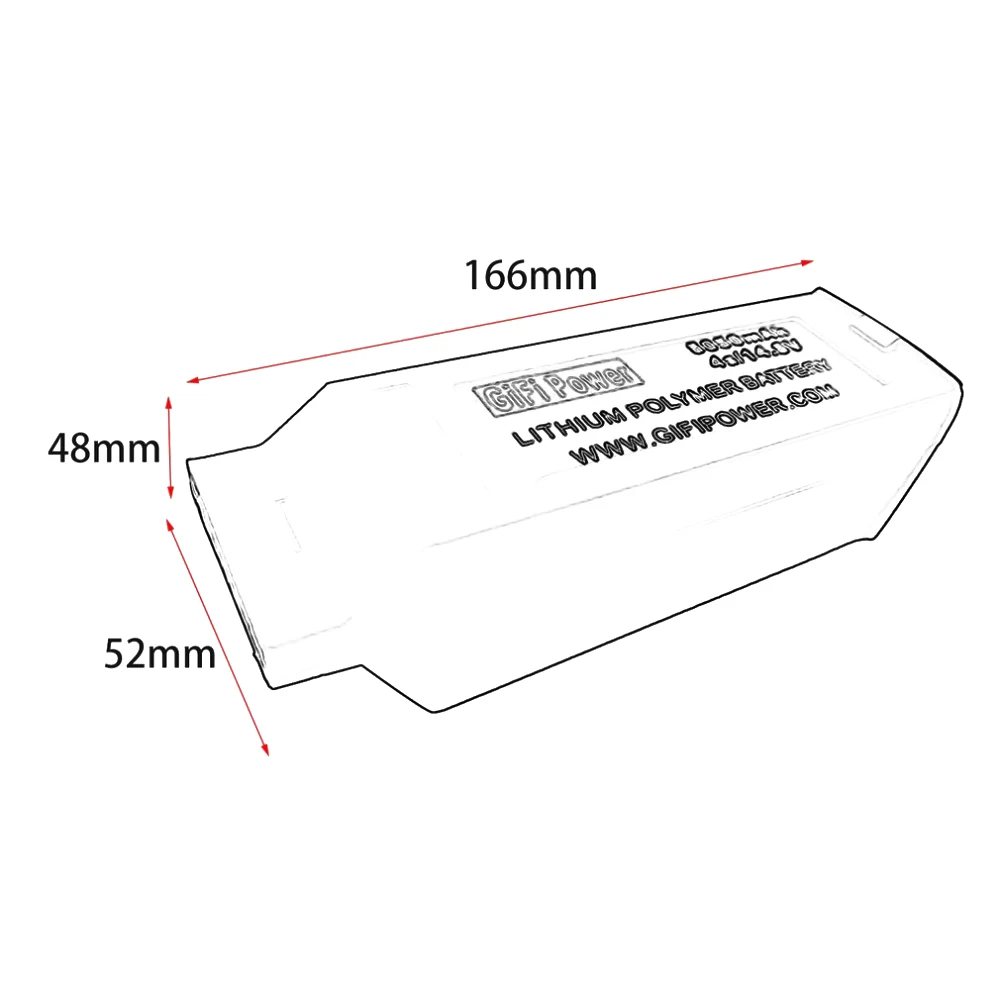 1 шт. GIFI высокое качество 14,8 в 8050 мАч 4S Rc Lipo батарея для Yuneec Typhoon H H480