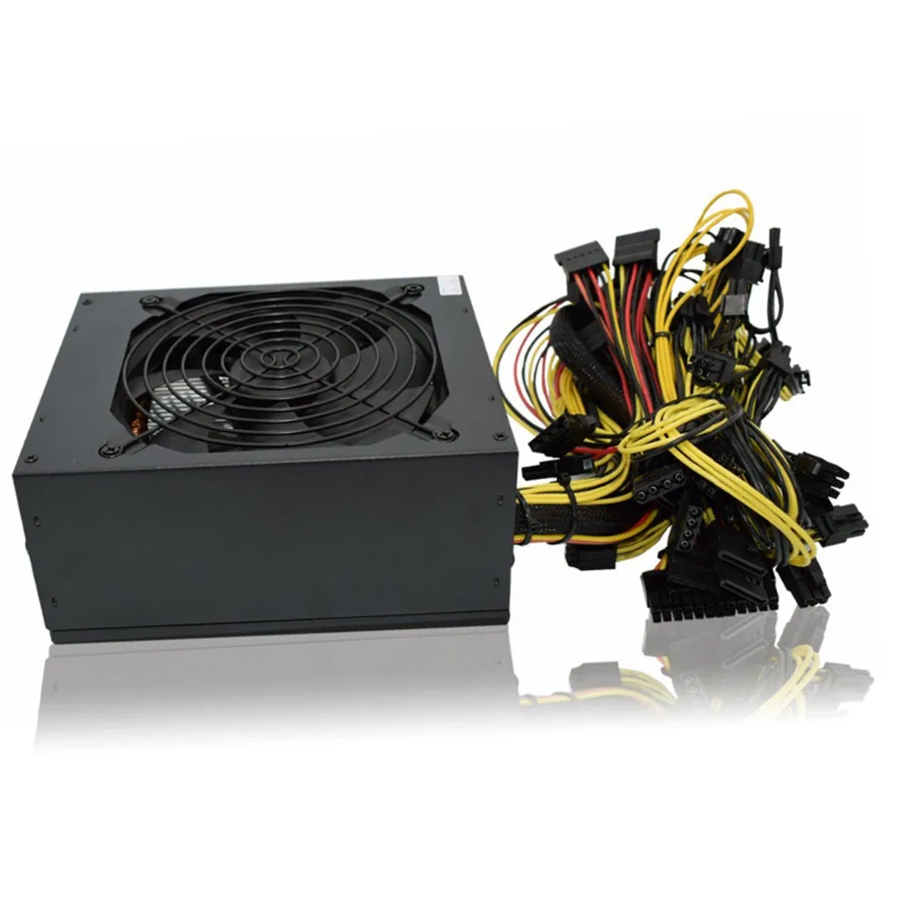 2000W Modular Mining Power Supply PSU for 8 GPU Eth Rig Ethereum Miner EM88 2000W Modular Mining Power Supply PSU for 8 GPU Eth Rig Ethereum Miner EM88