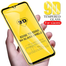 9D Full Curved Glue For xiaomi mi 9t 9 t a2 lite pocophone F1 Tempered Glass Redmi Note 8 7 6 Pro 7a k20 6A Protective Glas Film
