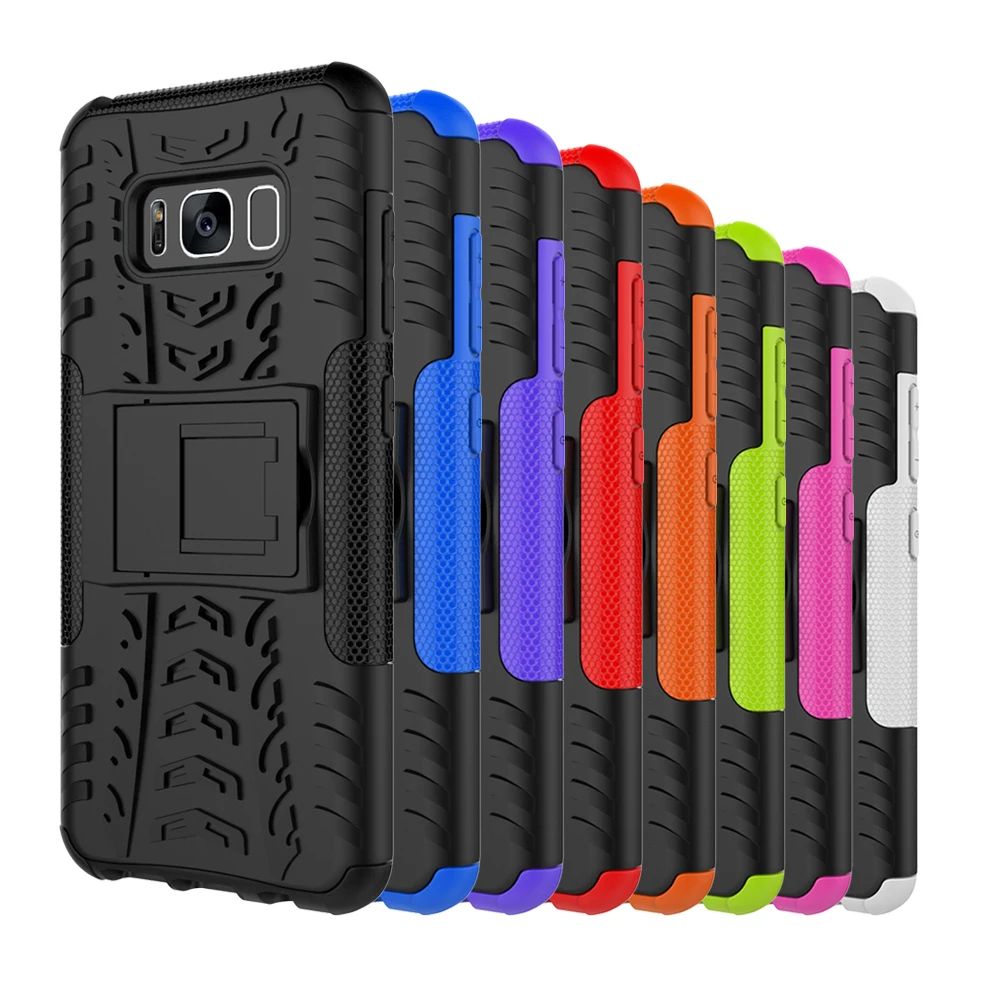 Для Samsung Galaxy S8/S8 Плюс Tough Impact Case Heavy Duty Броня Hybrid антидетонаторы Кремния Твердый