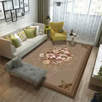 

3D Flower Carpets Painting Living Room Bedroom Rug Sofa Coffee Table Mat Yoga Pad Custom