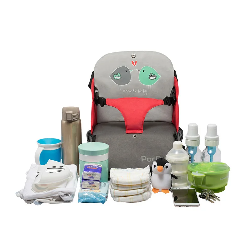 Детские пеленки сумка Booster Seat водонепроницаемый для беременных дорожный рюкзак детский стульчик для кормления подгузник сумка для младенцев кормящих сумка на плечо