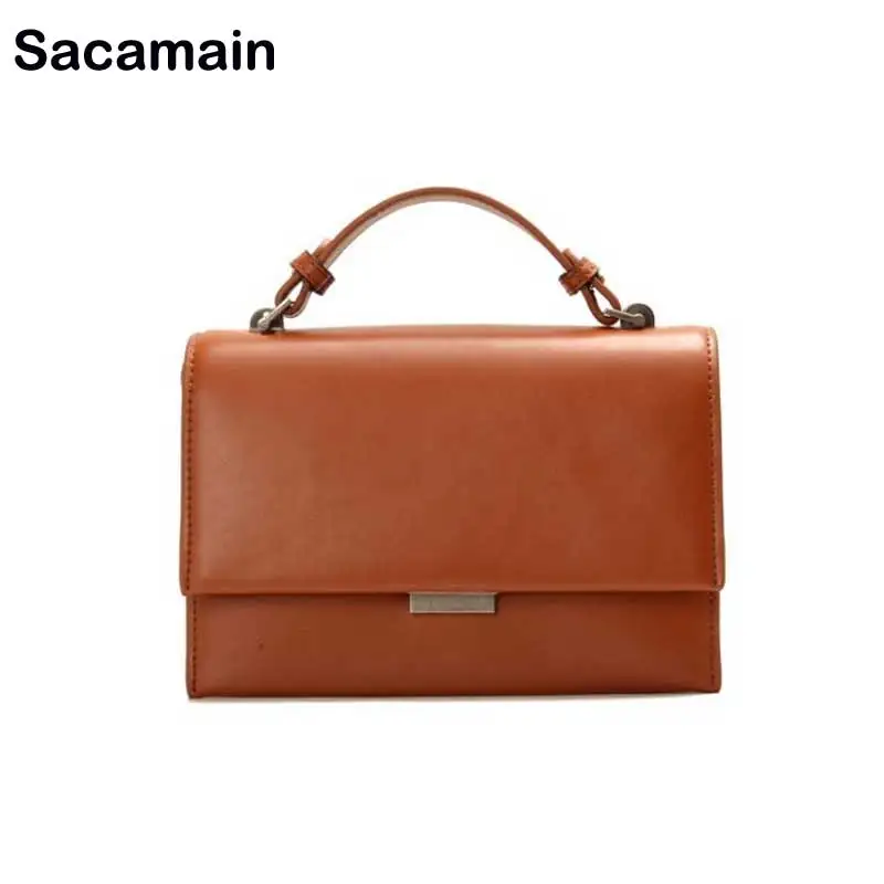 

Sacamain Brand Vintage Handbags Womens Genuine Leather 55 Bag Single Strap Crossbody Bag High Quality Bag Japanese Sac a main