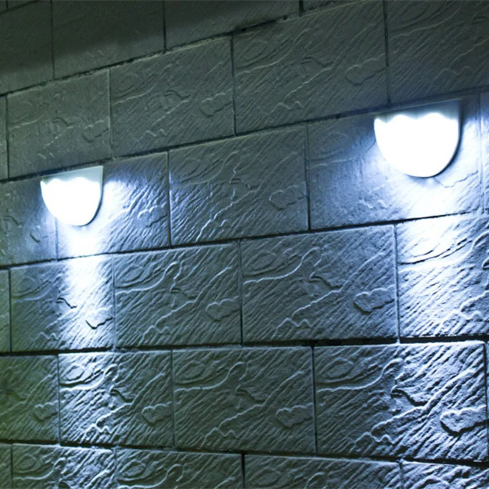 

Waterproof LED Solar Light Lamps 6Leds Garden Lights Waterproof garden fence Lamp Solar Wall Lamps
